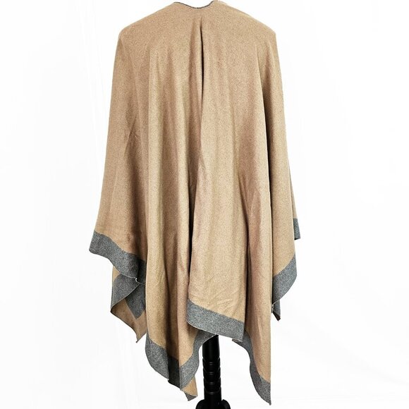 Melifluos Women's Shawl Wrap Poncho Ruana Cape Cardigan Sweater Open Front - Picture 4 of 6